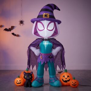 Spidey Amazing Friends Ghost Spider Gwen Inflatable Yard 6' Foot Decoration Party Prop Sign Halloween