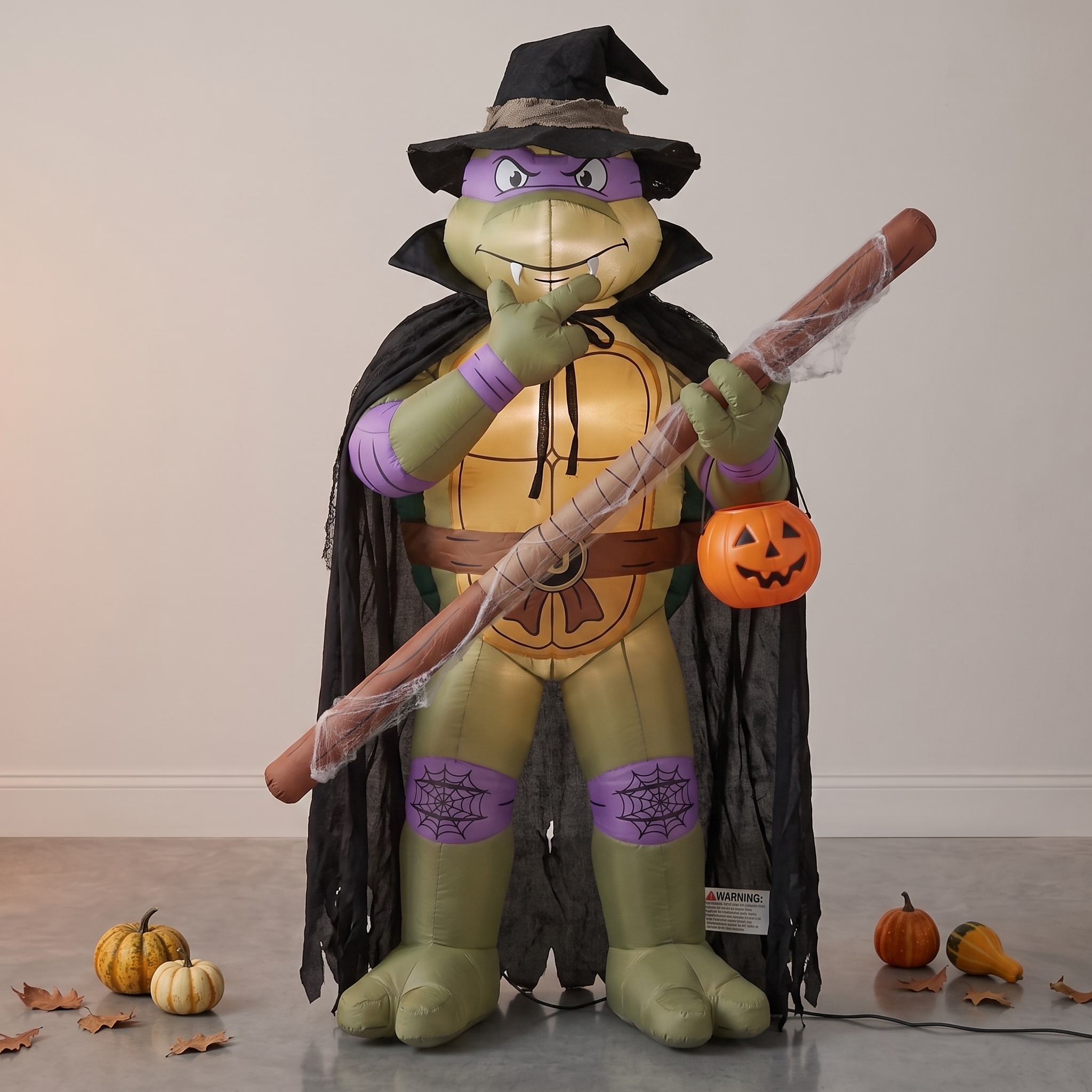 Ninja Turtles TMNT Donnie Donatello Inflatable Yard 6' Foot Decoration Party Prop Sign Halloween