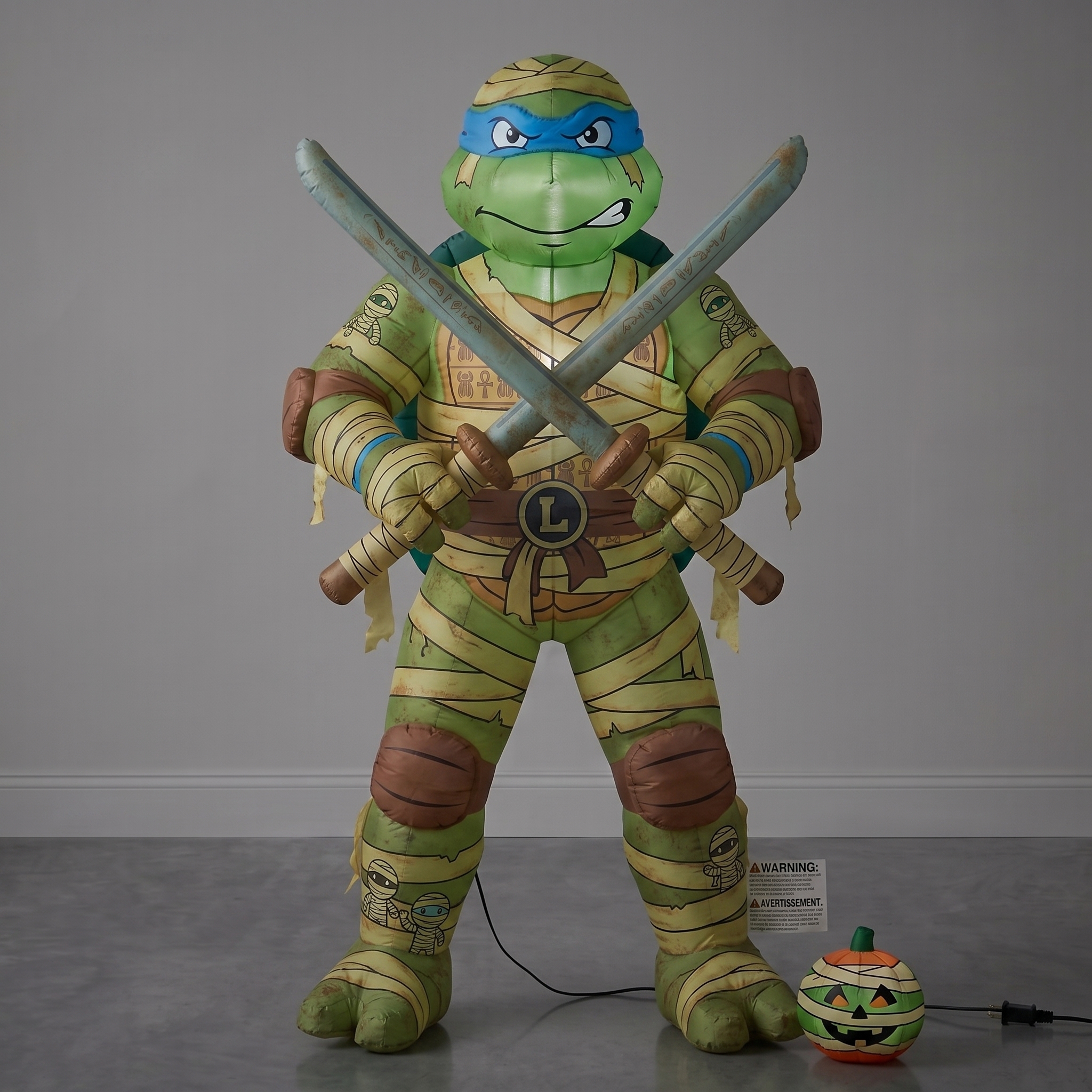 Ninja Turtles TMNT Leo Leonardo Inflatable Yard 6' Foot Decoration Party Prop Sign Halloween