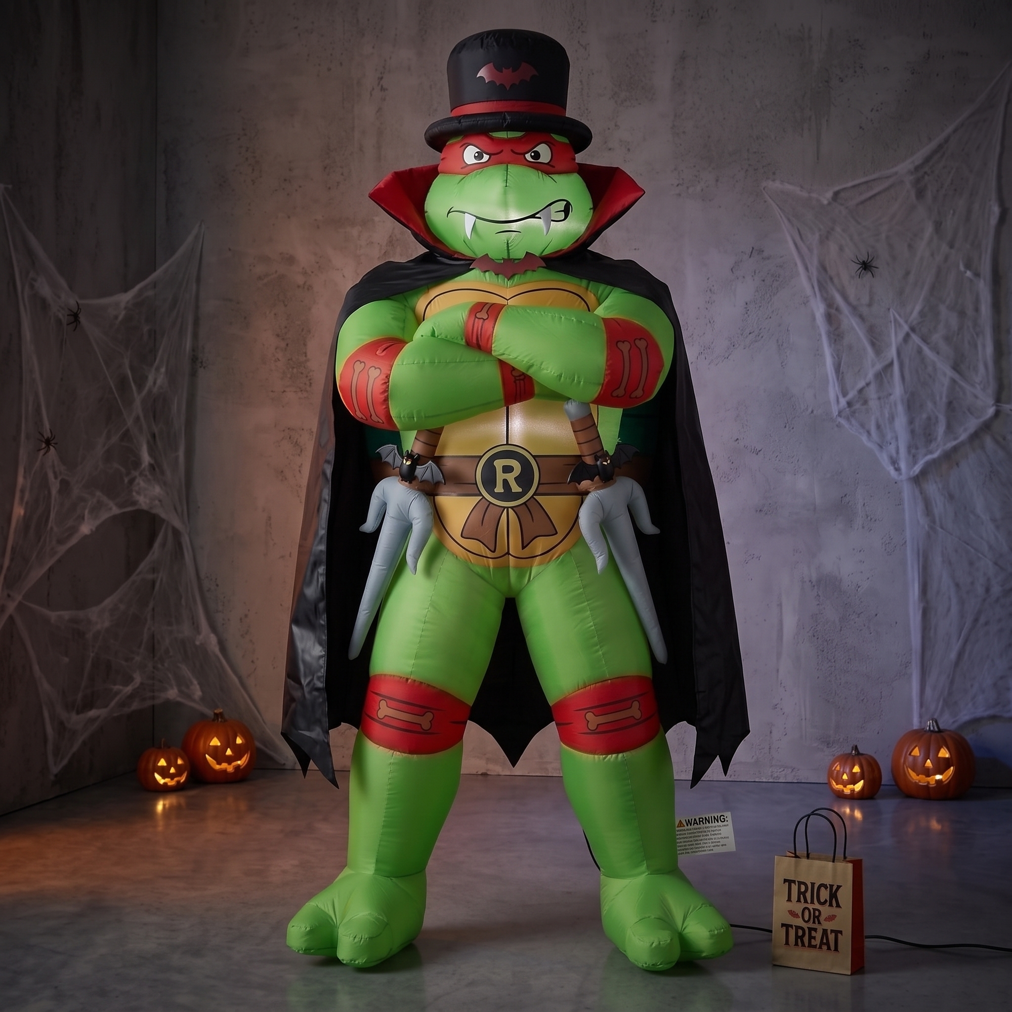 Ninja Turtles TMNT Raph Raphael Inflatable Yard 6' Foot Decoration Party Prop Sign Halloween