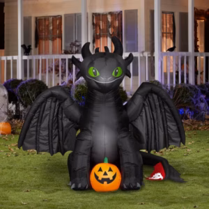 How to Train Your Dragon Toothless Inflatable Yard 6' Foot Decoration Party Prop Sign Halloween