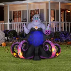 Little Mermaid Ursula Octopus Inflatable Yard 5' Foot Decoration Party Prop Sign Halloween