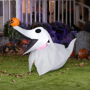 Nightmare before Christmas Zero Dog Inflatable Yard 2.5' Foot Decoration Party Prop Sign Halloween