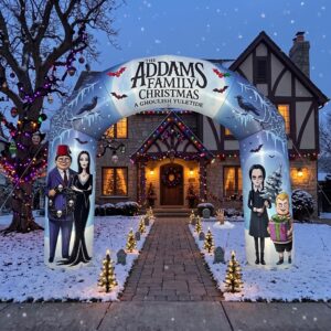 The Addams Family Theme Inflatable Arch Yard 9'x8' Foot Decoration Party Prop Sign Christmas