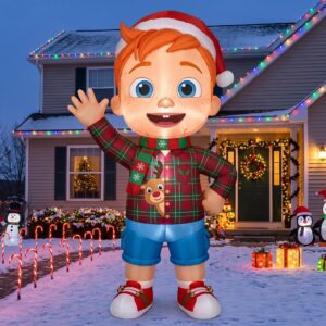 Cocomelon Nico 10' Foot Tall Massive Caracter Inflatable LED Blow Up Decoration Party Prop Christmas