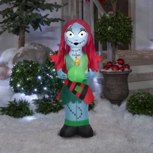 Nightmare before Christmas Sally with Ornament Inflatable Yard 3' Foot Decoration Party Prop Sign Christmas