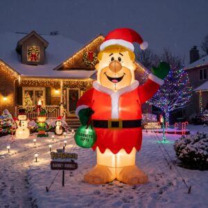 The Flintstones Barney 10' Foot Tall Massive Caracter Inflatable LED Blow Up Decoration Party Prop Christmas