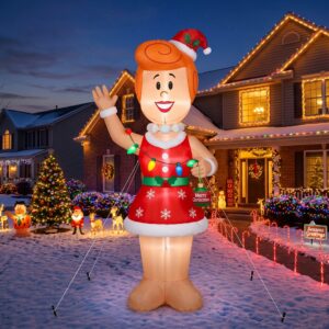 The Flintstones Wilma 10' Foot Tall Massive Caracter Inflatable LED Blow Up Decoration Party Prop Christmas