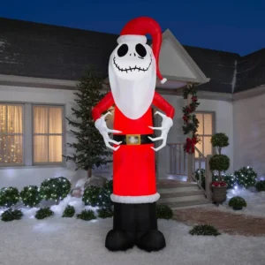 Nightmare before Christmas Jack Santa Suit Inflatable Yard 10' Foot Decoration Party Prop Sign Christmas