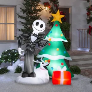 Nightmare before Christmas Jack Zero Christmas Tree Inflatable Yard 6' Foot Decoration Party Prop Sign Christmas