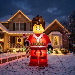 Lego Ninjago Kai Ninja 10' Foot Tall Massive Caracter Inflatable LED Blow Up Decoration Party Prop Christmas