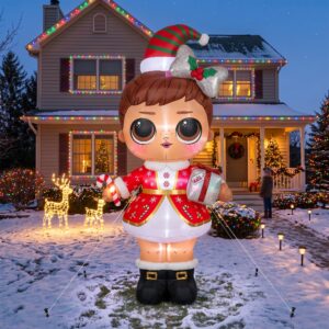 LOL Surprise Dolls Girl Doll 10' Foot Tall Massive Caracter Inflatable LED Blow Up Decoration Party Prop Christmas