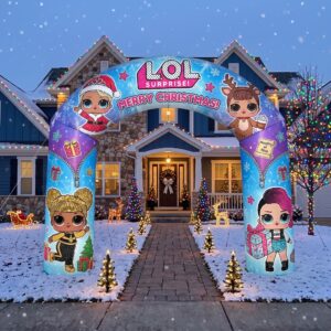 LOL Surprise Dolls Theme Inflatable Arch Yard 9'x8' Foot Decoration Party Prop Sign Christmas