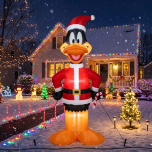 Looney Tunes Daffy Duck 10' Foot Tall Massive Caracter Inflatable LED Blow Up Decoration Party Prop Christmas