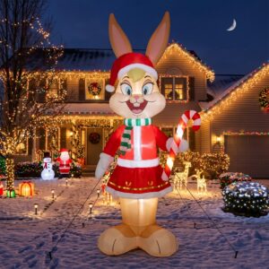 Looney Tunes Lola Bunny 10' Foot Tall Massive Caracter Inflatable LED Blow Up Decoration Party Prop Christmas