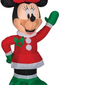 Minnie Mouse Holiday Dress Inflatable Yard 3.5' Foot Decoration Party Prop Sign Christmas