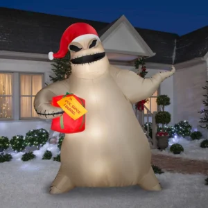 Nightmare before Christmas Oogie Boogie with Gift Inflatable Yard 10.5' Foot Decoration Party Prop Sign Christmas