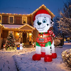 Paw Patrol Marshall Dog 10' Foot Tall Massive Caracter Inflatable LED Blow Up Decoration Party Prop Christmas