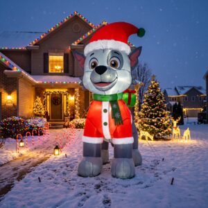 Paw Patrol Rocky Dog 10' Foot Tall Massive Caracter Inflatable LED Blow Up Decoration Party Prop Christmas
